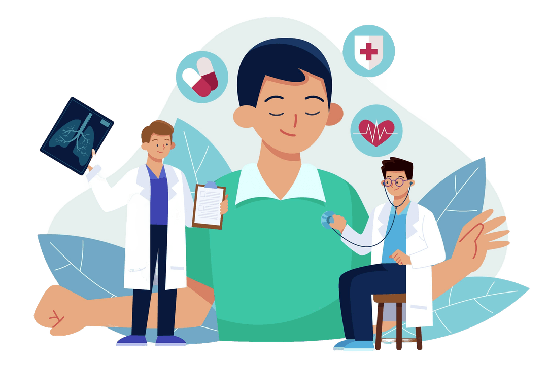 Healthcare services illustration